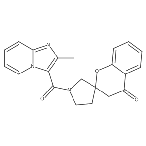 1'-(2-Methylimidazo[1,2-a]pyridine-3-carbonyl)spiro[chroman-2,3'-pyrrolidin]-4-one Structure