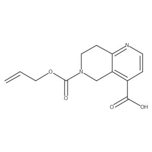 6-[(Prop-2-en-1-yloxy)carbonyl]-5,6,7,8-tetrahydro-1,6-naphthyridine-4-carboxylic acid Structure