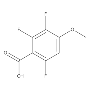 2,3,6-Trifluoro-4-methoxybenzoic acid结构式