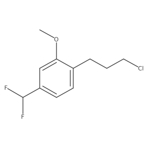 2-(3-Chloropropyl)-5-(difluoromethyl)anisole结构式
