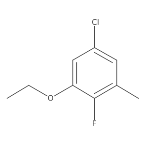 5-Chloro-1-ethoxy-2-fluoro-3-methylbenzene Structure