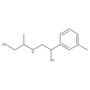 2-{[2-Hydroxy-2-(3-methylphenyl)ethyl]amino}propan-1-ol Structure
