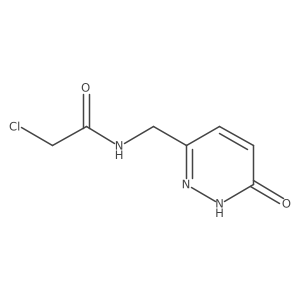 2-Chloro-N-[(6-oxo-1H-pyridazin-3-yl)methyl]acetamide Structure