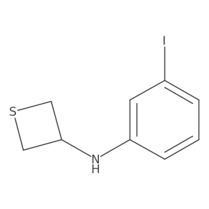 N-(3-Iodophenyl)thietan-3-amine结构式
