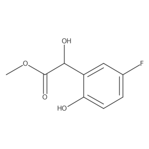 Methyl 2-(5-fluoro-2-hydroxyphenyl)-2-hydroxyacetate结构式