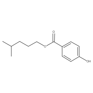 4-Methylpentyl 4-hydroxybenzoate结构式