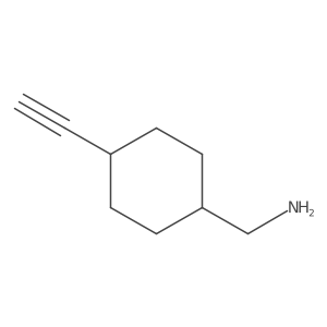 [(1r,4r)-4-Ethynylcyclohexyl]methanamine结构式