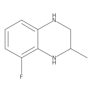 (S)-8-Fluoro-2-methyl-1,2,3,4-tetrahydroquinoxaline结构式