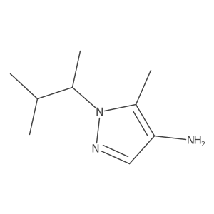5-Methyl-1-(3-methylbutan-2-yl)-1H-pyrazol-4-amine Structure