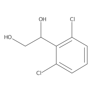 1-(2,6-Dichlorophenyl)ethane-1,2-diol结构式