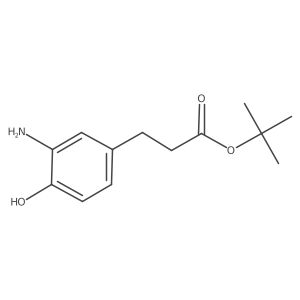 Tert-butyl 3-(3-amino-4-hydroxyphenyl)propanoate Structure