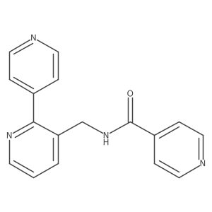 N-([2,4'-bipyridin]-3-ylmethyl)isonicotinamide Structure