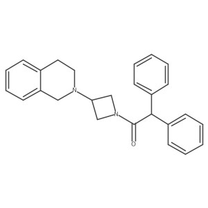 1-(3-(3,4-dihydroisoquinolin-2(1H)-yl)azetidin-1-yl)-2,2-diphenylethanone Structure