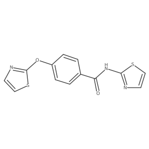 N-(thiazol-2-yl)-4-(thiazol-2-yloxy)benzamide结构式