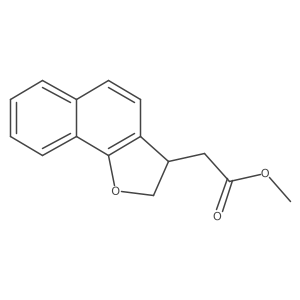 Methyl 2,3-Dihydronaphtho[1,2-b]furan-3-acetate Structure