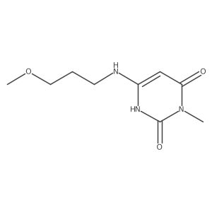 6-((3-methoxypropyl)amino)-3-methylpyrimidine-2,4(1H,3H)-dione Structure