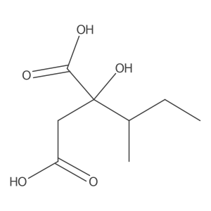 2-(Butan-2-yl)-2-hydroxybutanedioic acid Structure