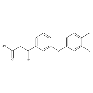 I(2)-Amino-3-(3,4-dichlorophenoxy)benzenepropanoic acid结构式