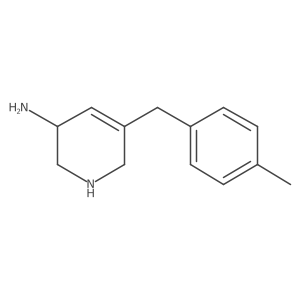 5-[(4-Methylphenyl)methyl]-1,2,3,6-tetrahydropyridin-3-amine结构式