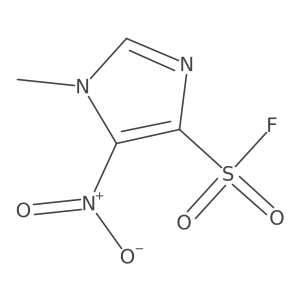 1-methyl-5-nitro-1H-imidazole-4-sulfonyl fluoride Structure