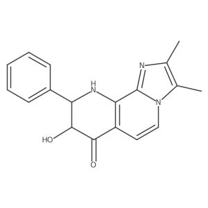 (8R,9R)-2,3-dimethyl-8-hydroxy-9-phenyl-7,8,9,10-tetrahydroimidazo[1,2-h][1,7]naphthyridin-7-one Structure