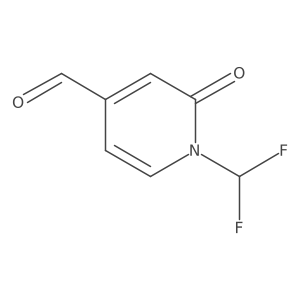 1-(Difluoromethyl)-2-oxo-1,2-dihydropyridine-4-carbaldehyde Structure