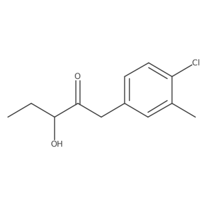 1-(4-Chloro-3-methylphenyl)-3-hydroxypentan-2-one结构式