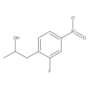 (2R)-1-(2-fluoro-4-nitrophenyl)propan-2-ol结构式