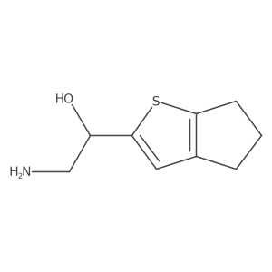 (1R)-2-amino-1-{4H,5H,6H-cyclopenta[b]thiophen-2-yl}ethan-1-ol Structure