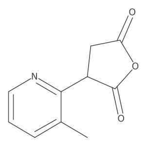 3-(3-Methylpyridin-2-yl)oxolane-2,5-dione Structure