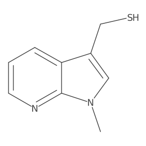 {1-methyl-1H-pyrrolo[2,3-b]pyridin-3-yl}methanethiol结构式