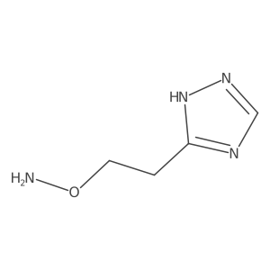 O-[2-(1H-1,2,4-triazol-3-yl)ethyl]hydroxylamine结构式