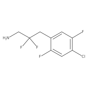 3-(4-Chloro-2,5-difluorophenyl)-2,2-difluoropropan-1-amine Structure