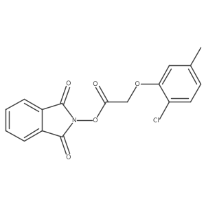 1,3-dioxo-2,3-dihydro-1H-isoindol-2-yl 2-(2-chloro-5-methylphenoxy)acetate结构式