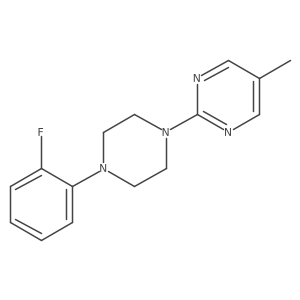 2-[4-(2-Fluorophenyl)piperazin-1-yl]-5-methylpyrimidine Structure