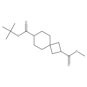 7-(Tert-butyl) 2-methyl 7-azaspiro[3.5]nonane-2,7-dicarboxylate Structure