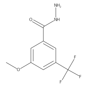 3-Methoxy-5-(trifluoromethyl)benzohydrazide Structure