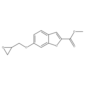 Methyl 6-(oxiran-2-ylmethoxy)-1-benzofuran-2-carboxylate结构式