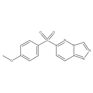6-(4-Methoxybenzenesulfonyl)-[1,2,4]triazolo[4,3-b]pyridazine Structure