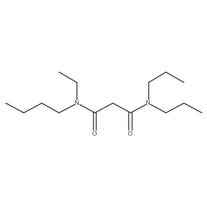 N1-Butyl-N1-ethyl-N3,N3-dipropylmalonamide结构式