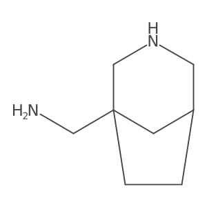 {3-Azabicyclo[3.2.1]octan-1-yl}methanamine Structure