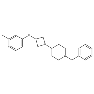 4-{[1-(1-Benzylpiperidin-4-yl)azetidin-3-yl]oxy}-2-methylpyridine结构式
