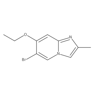 6-Bromo-7-ethoxy-2-methylimidazo[1,2-a]pyridine Structure