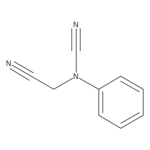 2-(Cyanophenylamino)acetonitrile结构式
