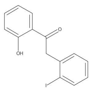 1-(2-Hydroxyphenyl)-2-(2-iodophenyl)ethan-1-one结构式