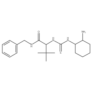 (2S)-2-[[[[(1R,2R)-2-Aminocyclohexyl]amino]thioxomethyl]amino]-3,3-dimethyl-N-(phenylmethyl)butanamide结构式