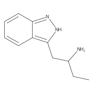 1-(1H-indazol-3-yl)butan-2-amine结构式