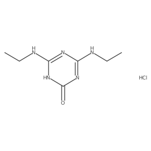 Bis(ethylamino)-1,3,5-triazin-2-ol hydrochloride结构式