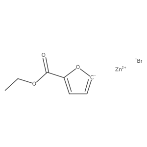 5-Ethoxycarbonyl-2-furylzincbromide Structure