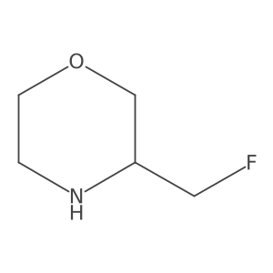 (3R)-3-fluoromethylmorpholine结构式